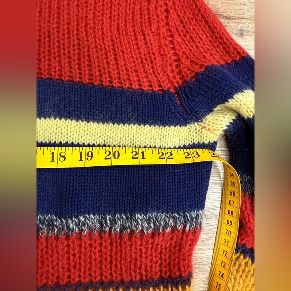Alexa Chung Sweater Womens Striped Mohair Blend Oversized Long Sleeve Pullover S - Picture 10 of 10